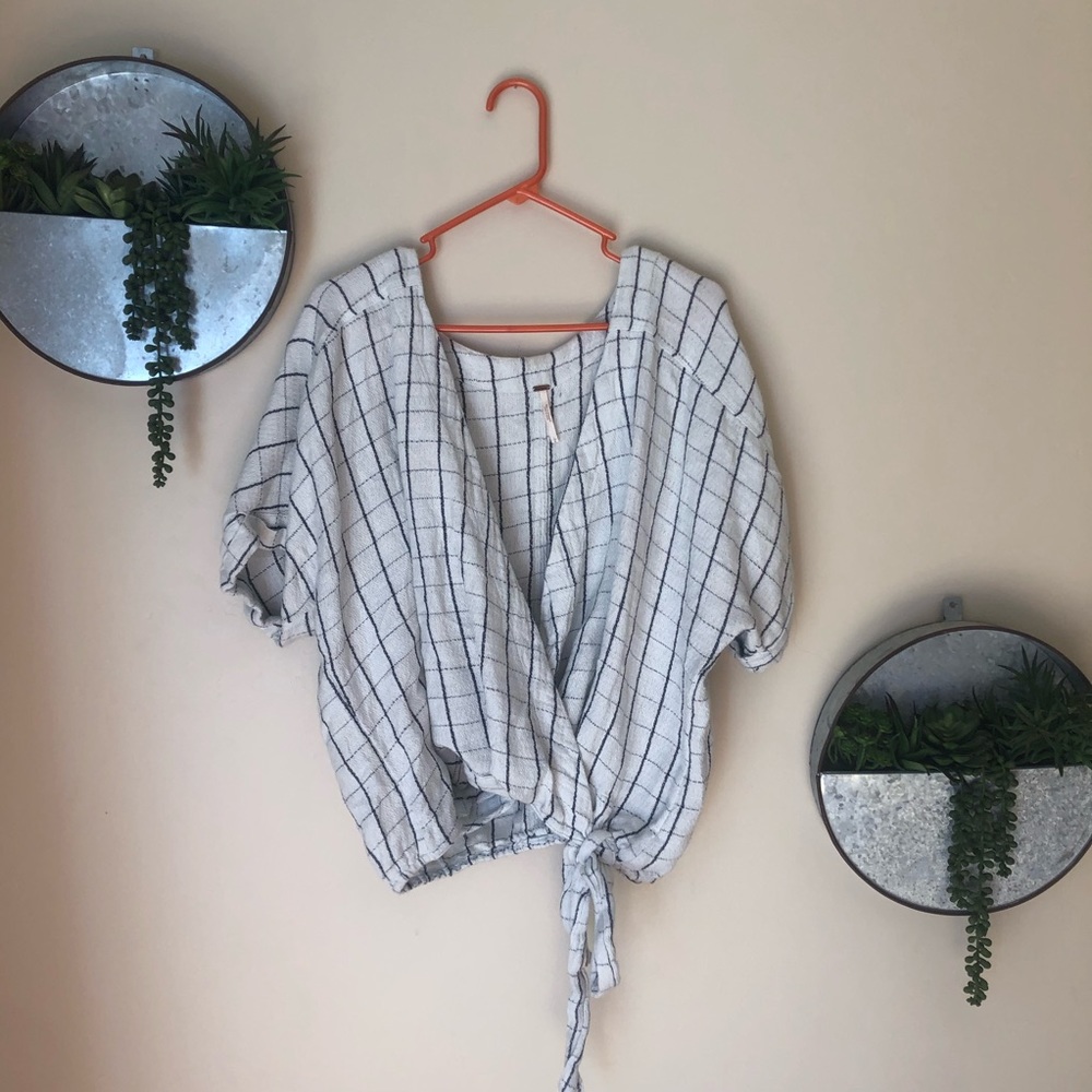 Free People Wrap Blouse